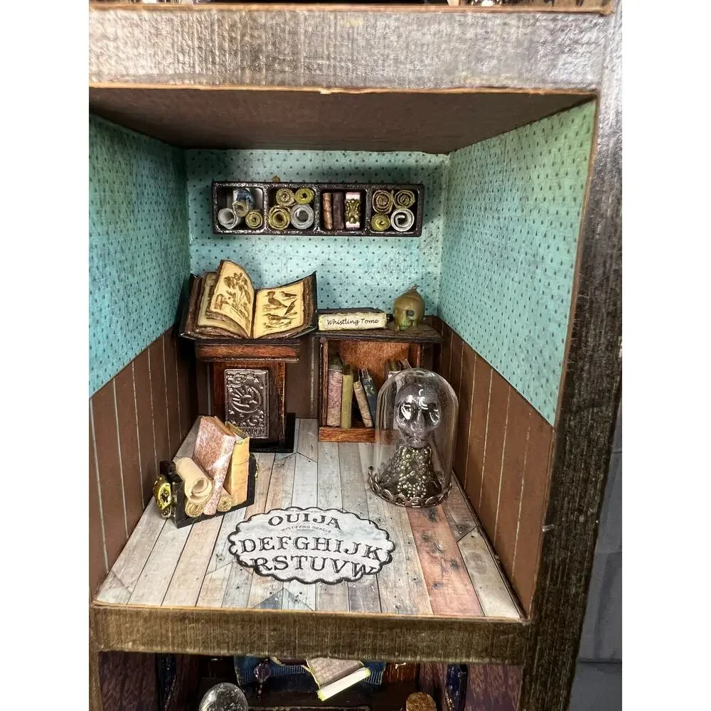 Handmade Book Nook Diorama Occult Witchy